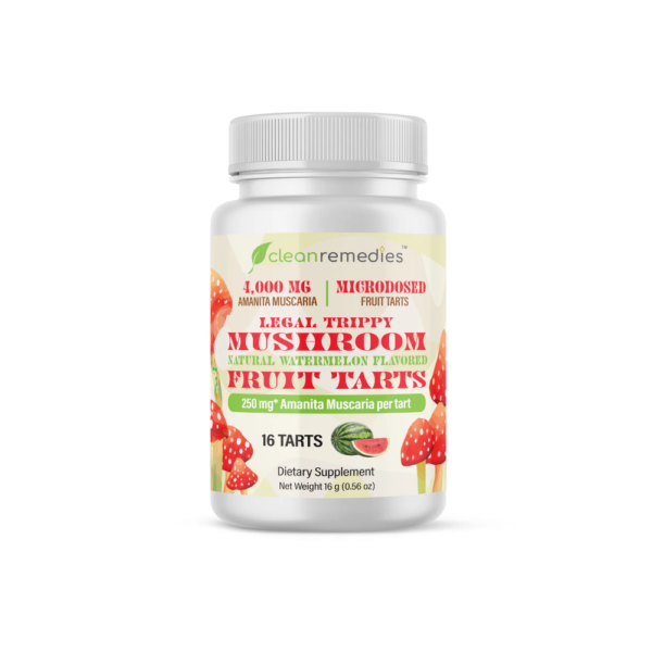 Clean Remedies - Amanita Muscaria Mushroom Fruit Tarts
