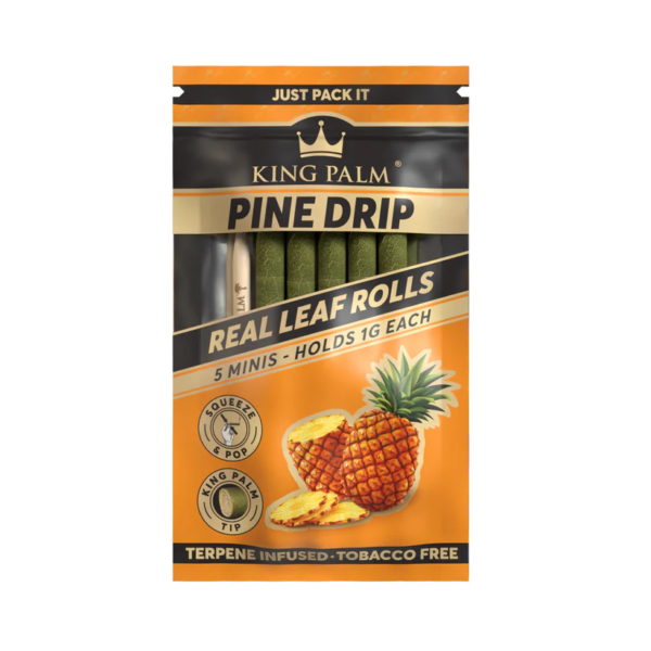 King Palm - Real Leaf Mini Rolls 5 Pack