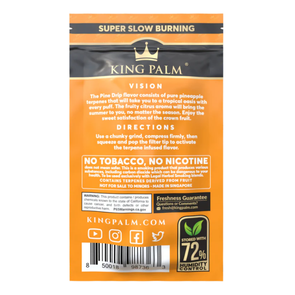 King Palm - Real Leaf Mini Rolls 5 Pack - Image 2